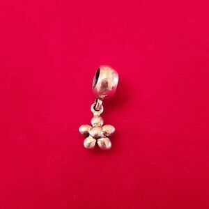 Ibb Thai Sterling Silver 925 Floral Flower Charm fits Pandora Bracelet